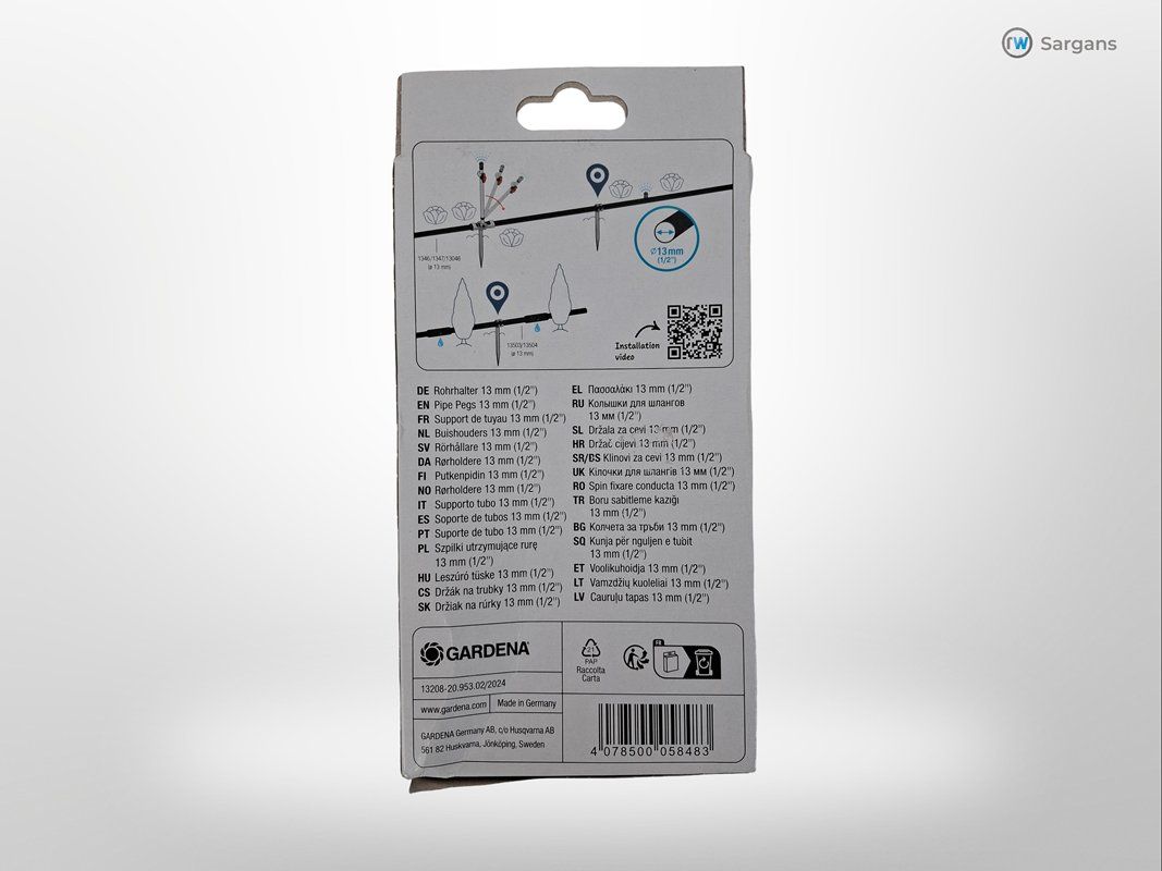 Supporti a parete: GARDENA Micro-Drip-System Rohrhalter 13mm – Nuovo (secondo la descrizione) da Sargans venduto da Restwert_Sargans 1