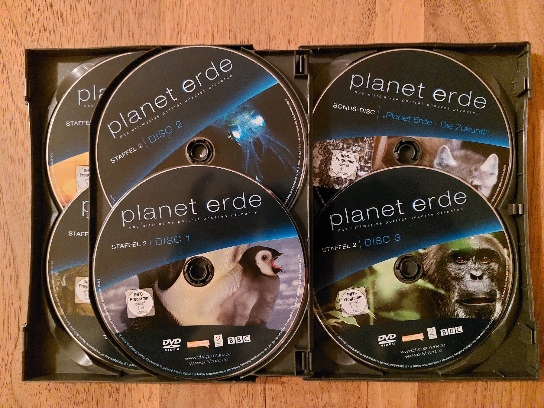 Tutti i DVDs: DVD - Planet Erde - Die Komplette Serie – Usato da Rheinfelden venduto da FilmAuktion 2