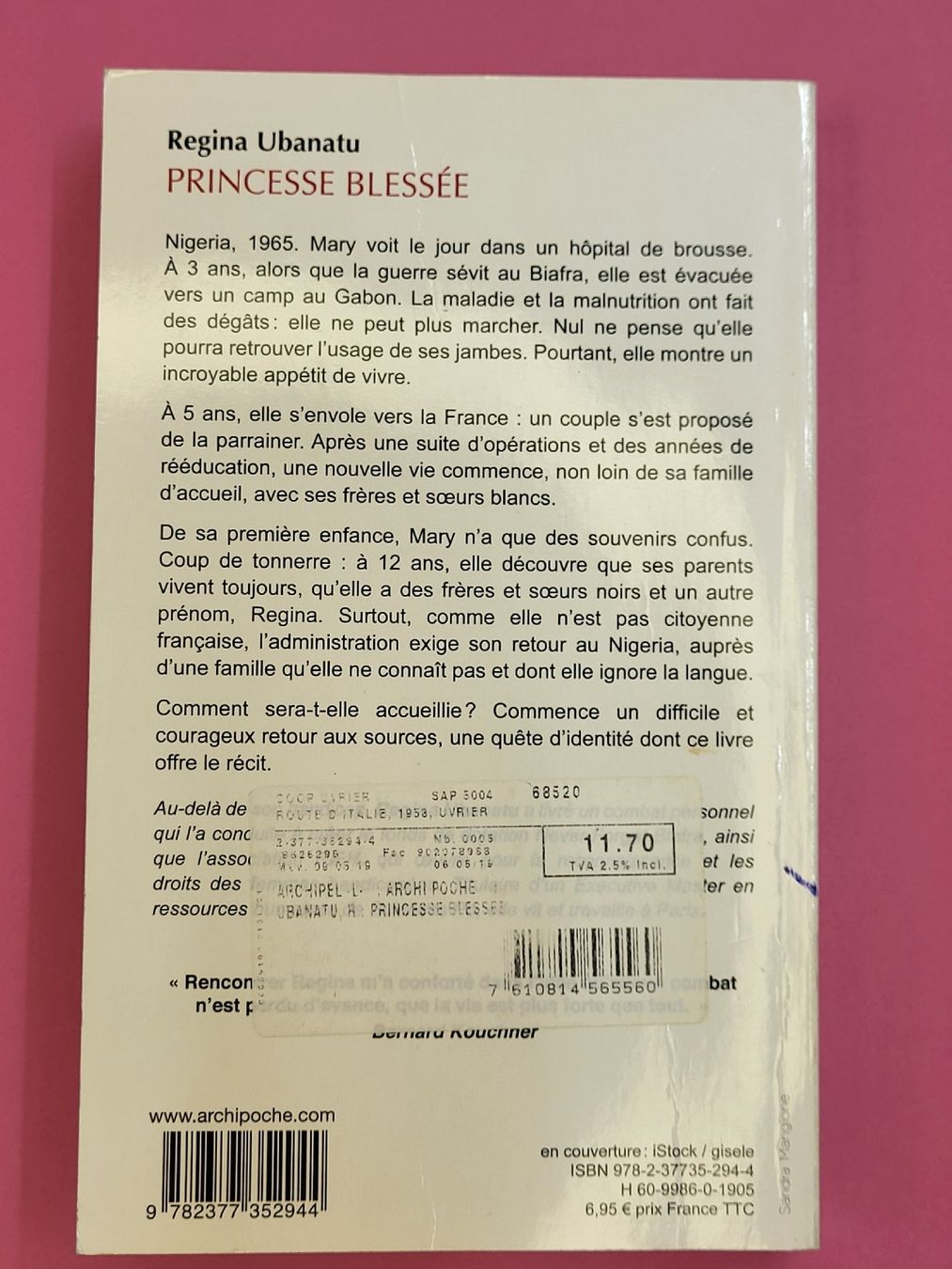 Libri: Regina Ubanatu "Princesse blessée" – Usato da Martigny-Croix venduto da barbamama1977 1