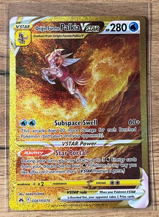 Origin Forme Palkia VSTAR GOLD GG67 Pokemon Crown Zenith | Kaufen auf ...