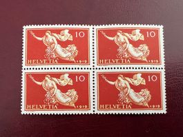 1919 Friedensmarke Viererblock Nr. 144 **   (4074)