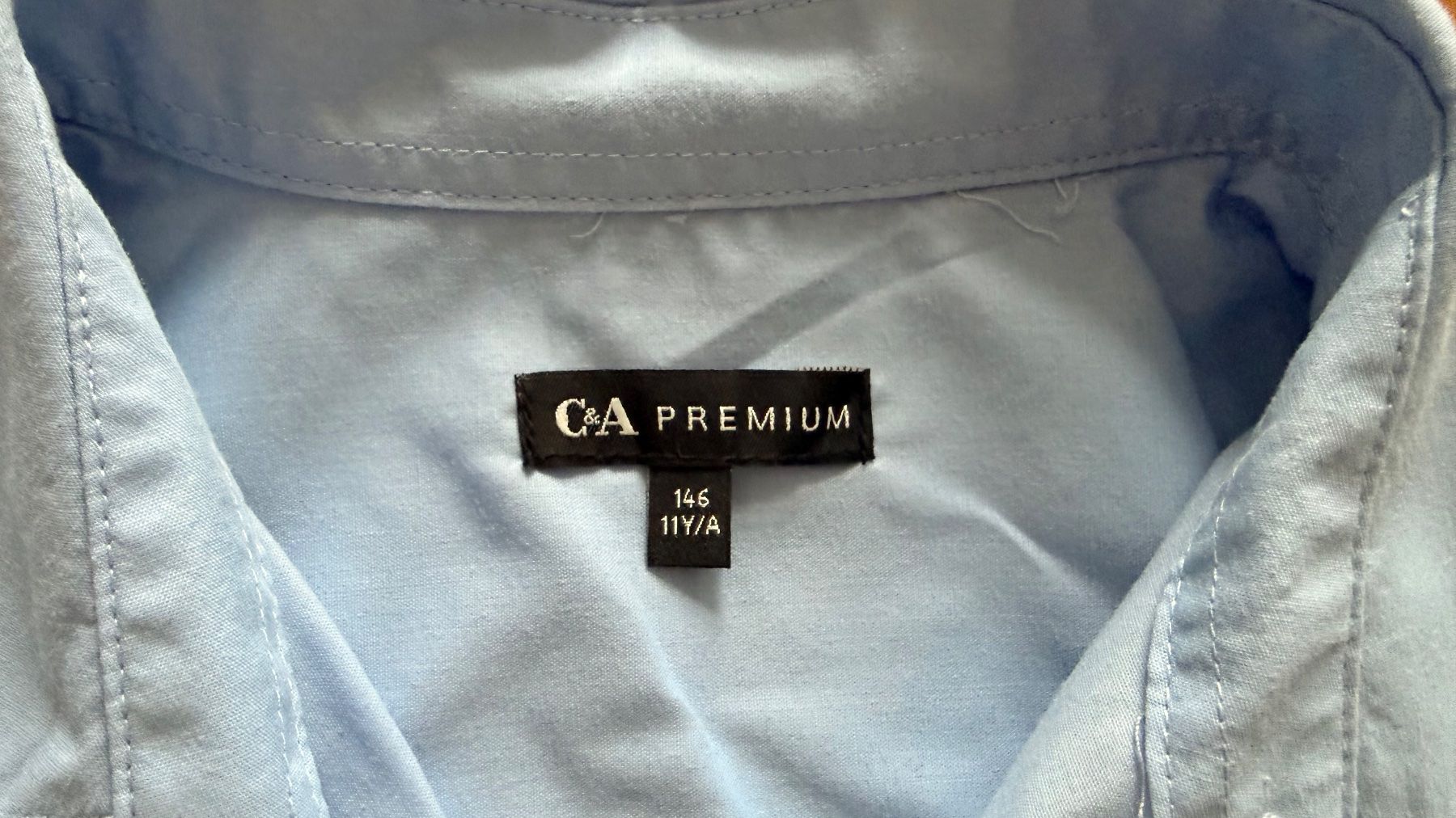 C&A Camicie, T-shirt & Polo: Jungenhemd hellblau, Grösse 146 – Usato da Glattbrugg venduto da Seventyfive 1