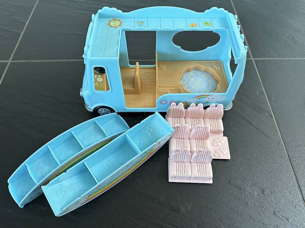 Sylvanian families Spielzeuge: Sylvanian bus Nursery – Gebraucht aus Cugnasco von Stefy83 3