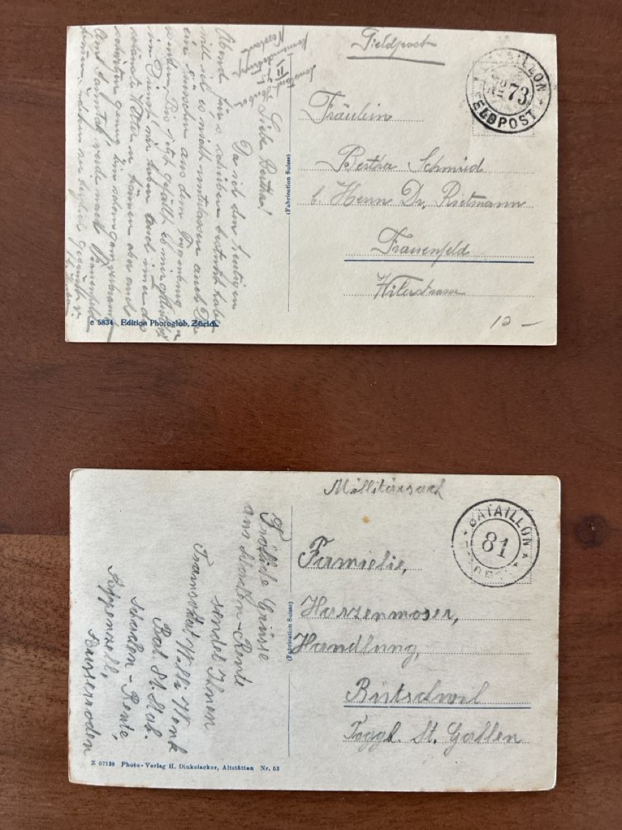 Cartoline postali: 10 Ansichtskarten Schweiz Panorama Appenzell diverse Y – Usato da Oftringen venduto da Cla.vD.74 1