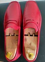 Rote Bally Herren Loafers, Grösse 44 Top Zustand