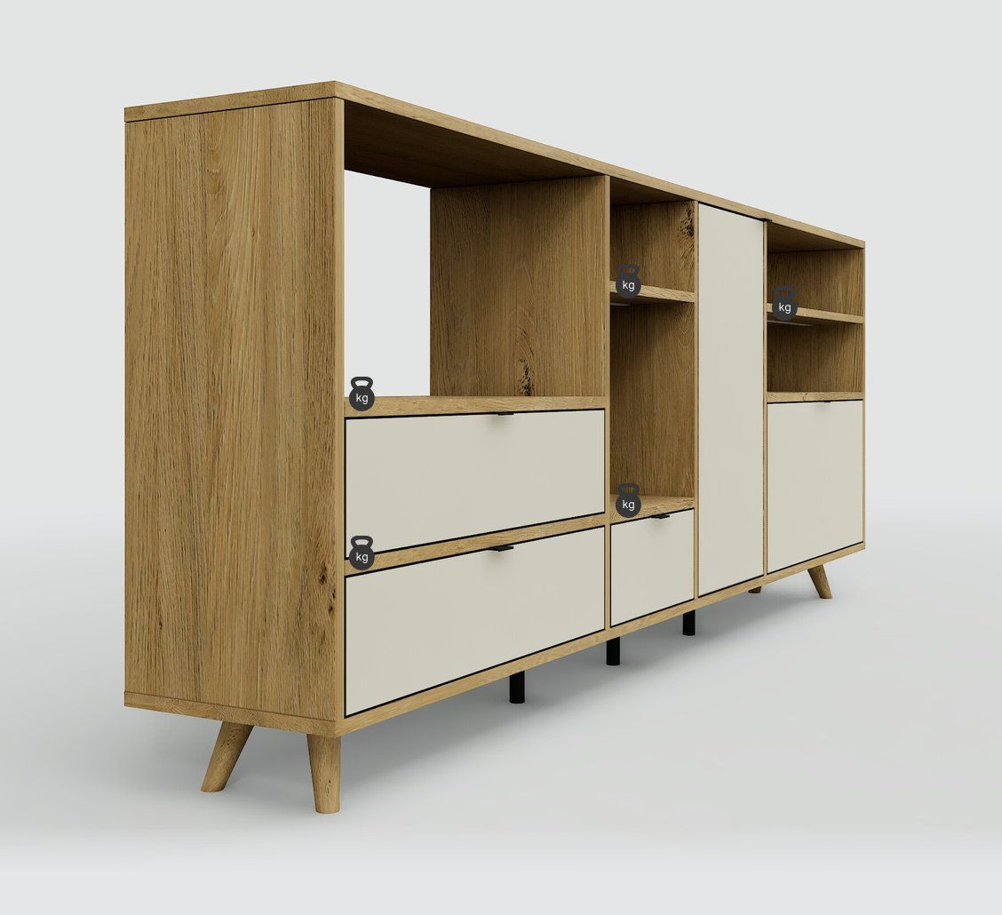 MYCS Scaffali: GRYD MYCS Sideboard/Kücheninsel – Usato da Winterthur venduto da Broomsticks 2