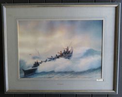 Nautica Nautik Seefahrt Lithographie John Marcy Mecray