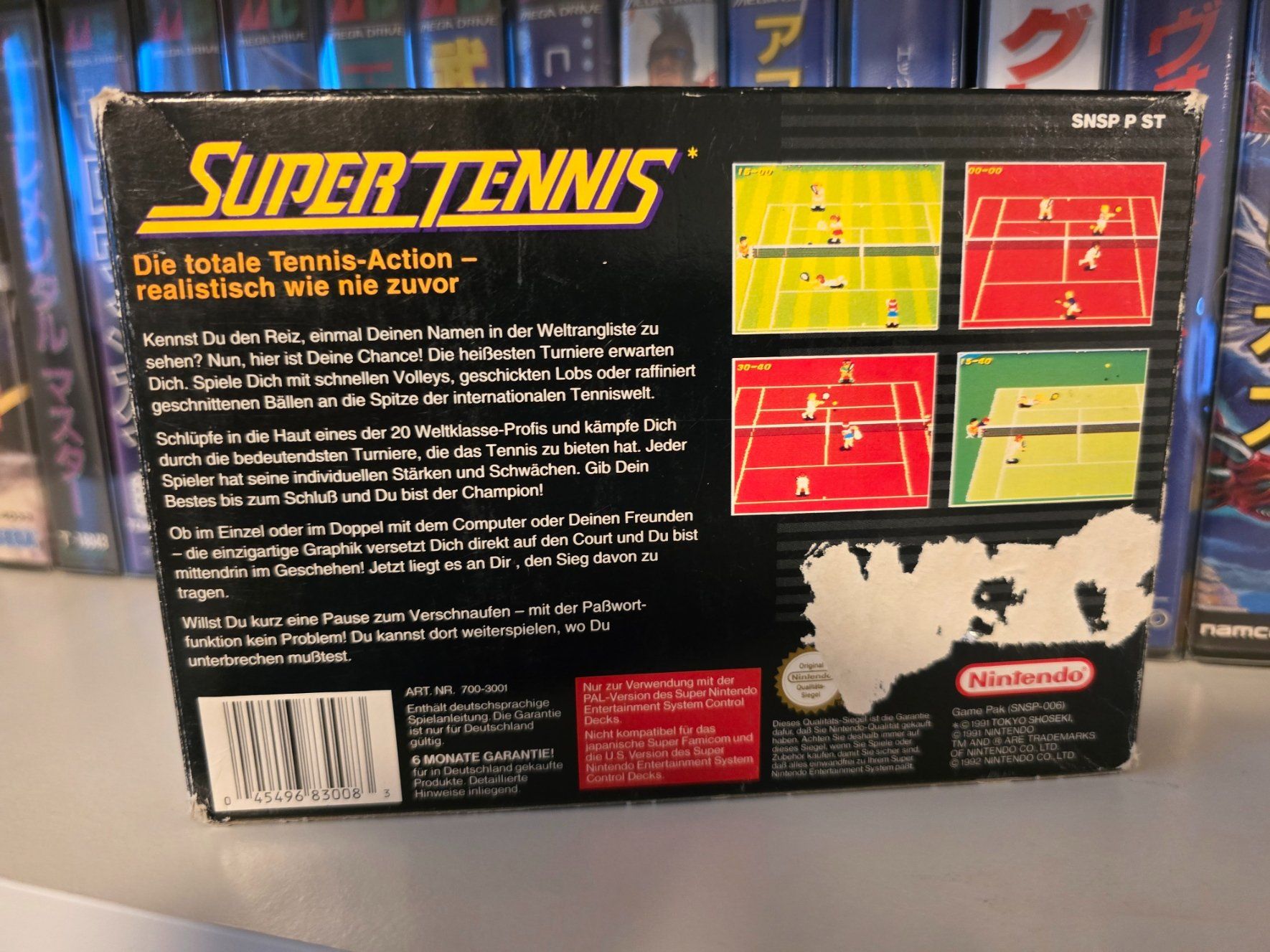 Nintendo Giochi: Super Tennis - Super Nintendo - PAL – Usato da Thonex venduto da psxswiss2000 1