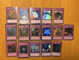 Yugioh Karten 16X Fallenlarte Super Rare Oldschool!!