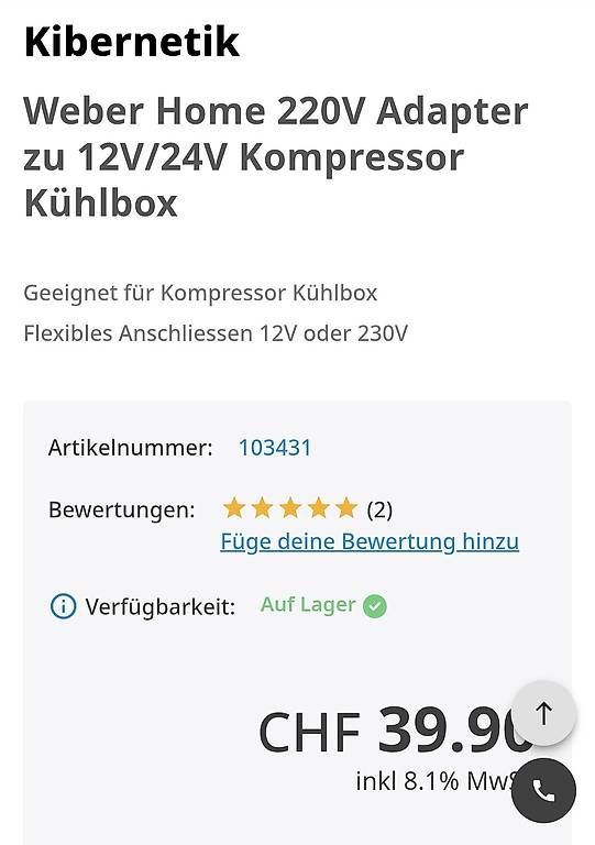 Compressori: Adapter für Kühlkompressor – Usato da Chur venduto da Frei3912 1