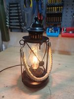 2 Lampes de chevet / table style lanterne