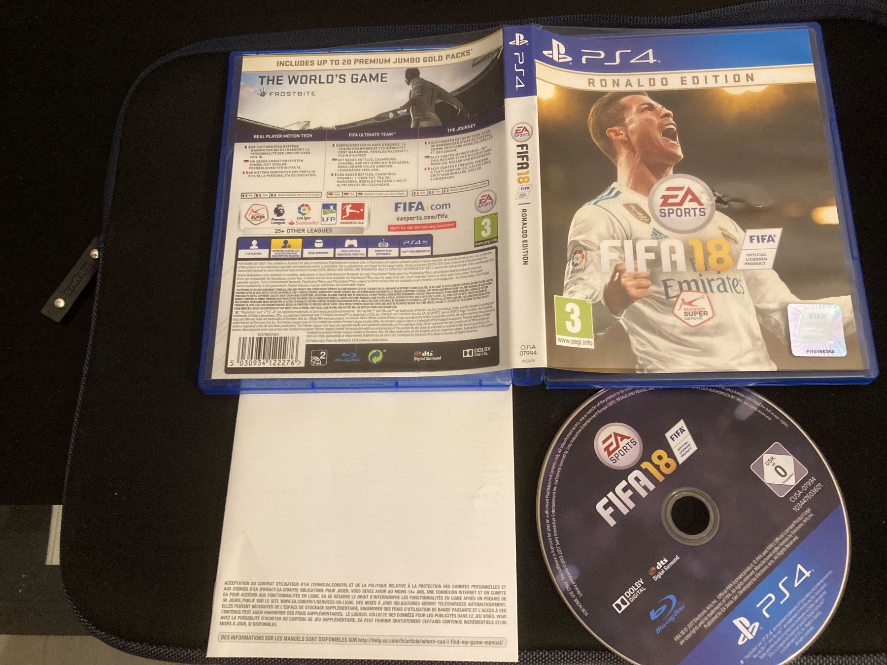 Sony Giochi: FIFA 18 - Ronaldo Edition – Usato da Reinach BL venduto da RetroGamesSportsMore