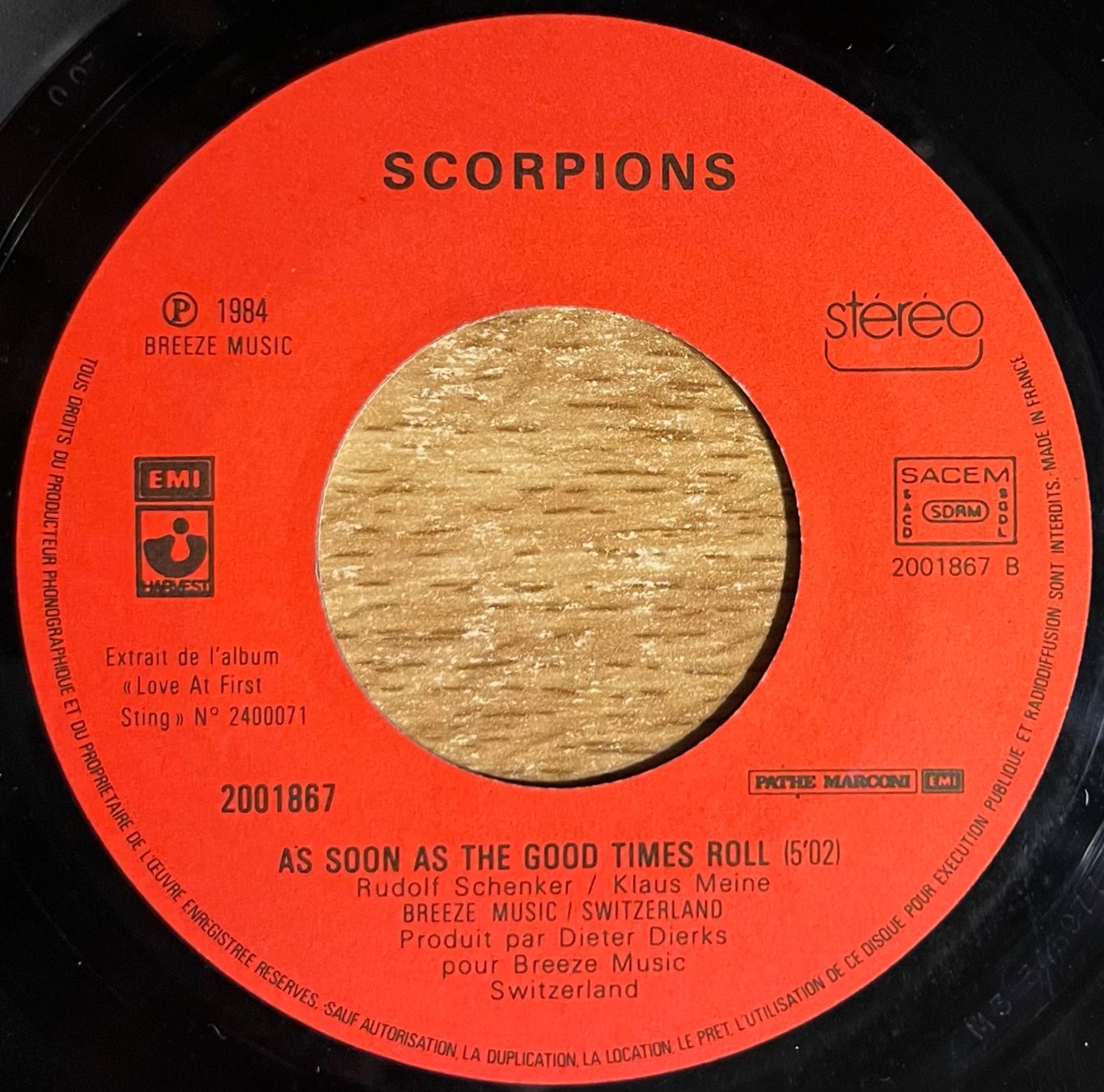 Dischi in vinile: SCORPONS - STILL LOVING YOU – Usato da Bussigny venduto da vinyl-pas-cher 3
