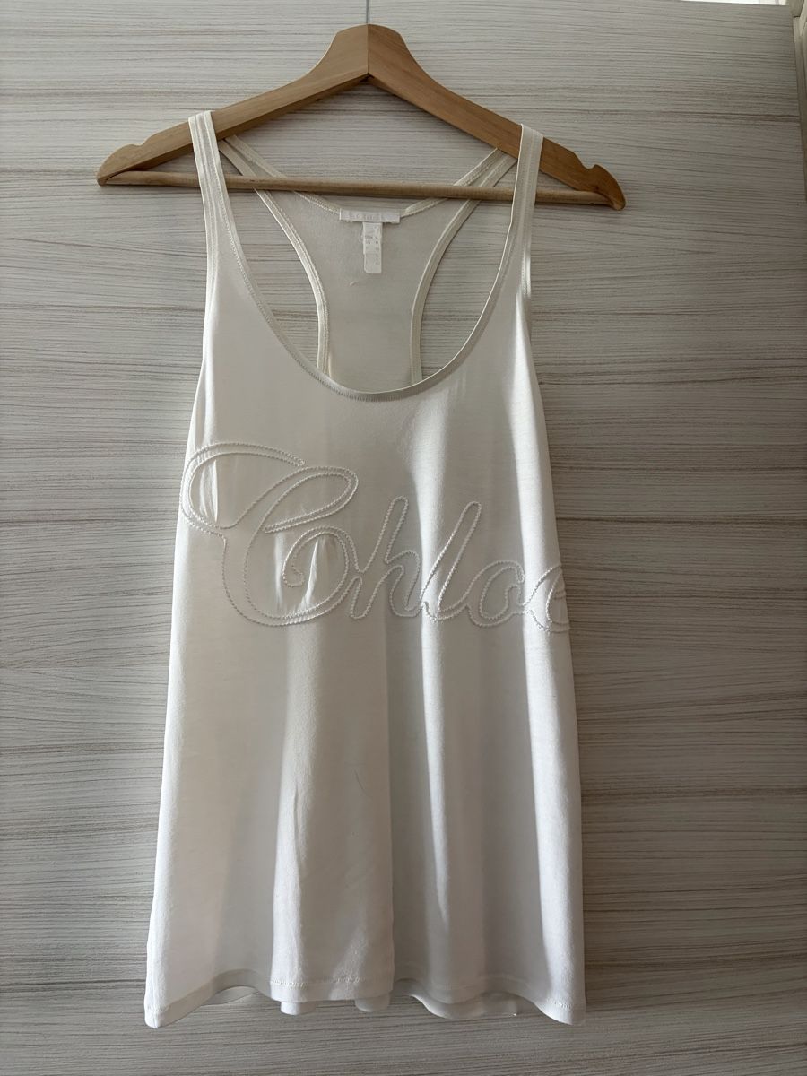 Chloé Top: Chloe Top, White, Size Small – Nuovo (secondo la descrizione) da Sorengo venduto da dis_tfq6