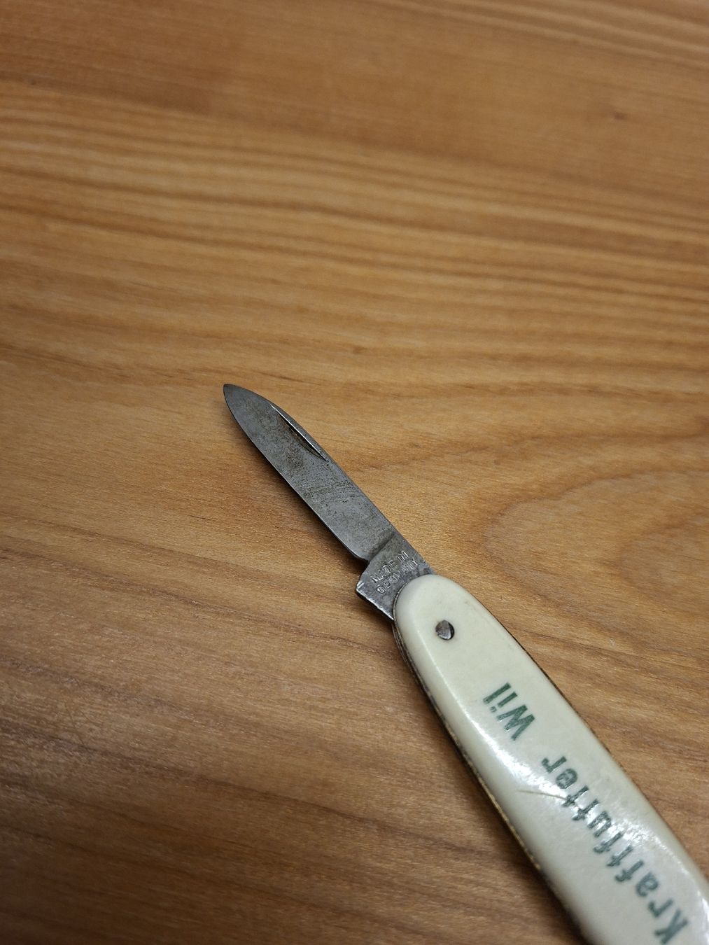 Altro materiale per ufficio: Alter Brieföffner mit Sackmesser – Usato da Ganterschwil venduto da HeidiuPeter 3
