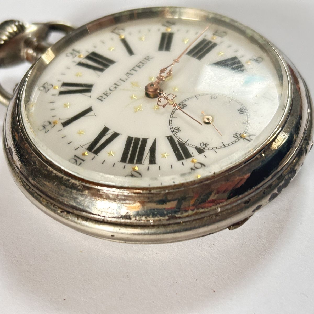 Orologi: Grosse Taschenuhr REGULATOR – Usato da Basel venduto da bellespirit 8