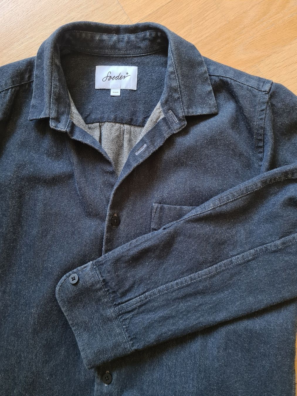Soeder Camicie: Soeder - Denim Hemd, dunkelblau – Usato da Zürich venduto da MaLa8057