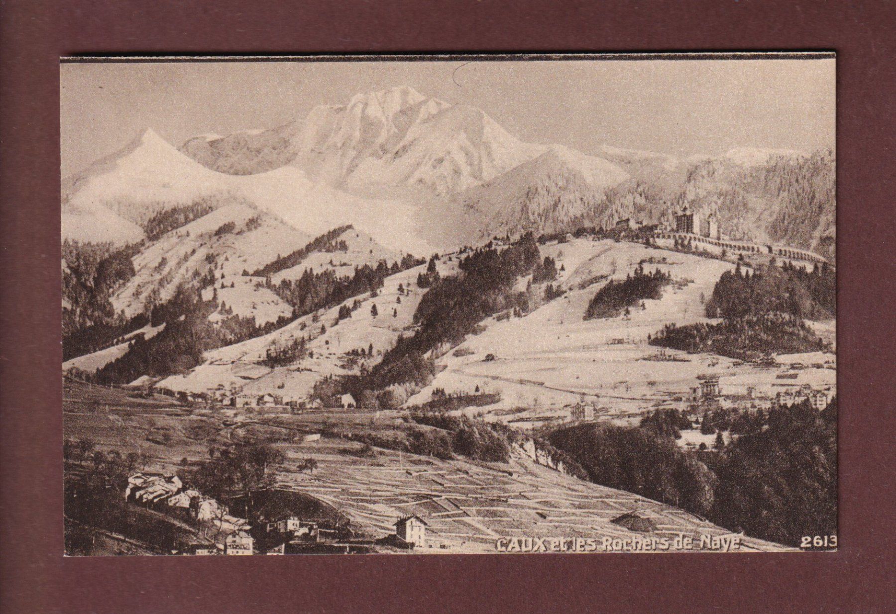 Ansichtskarten: CAUX et Rochers de Naye – Gebraucht aus Pully von nicecards-shop