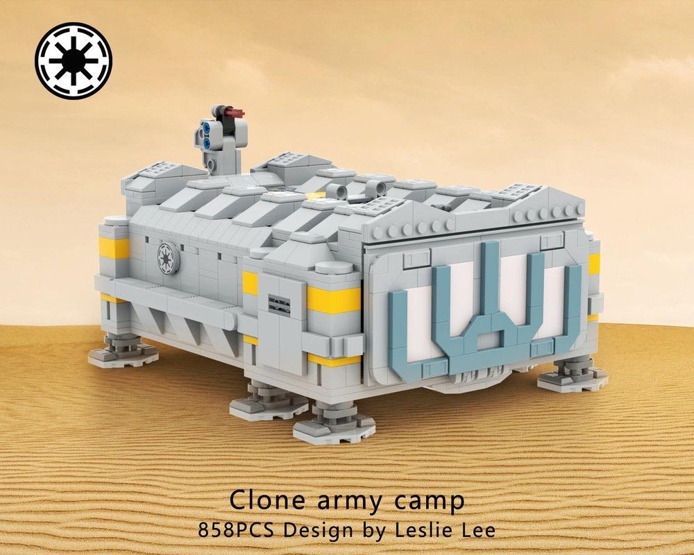 Lego Kit di costruzioni: Lego Star Wars Rho Class Shuttle+ Clone Army Camp MOC – Usato da hallau venduto da jon_9mkg 1