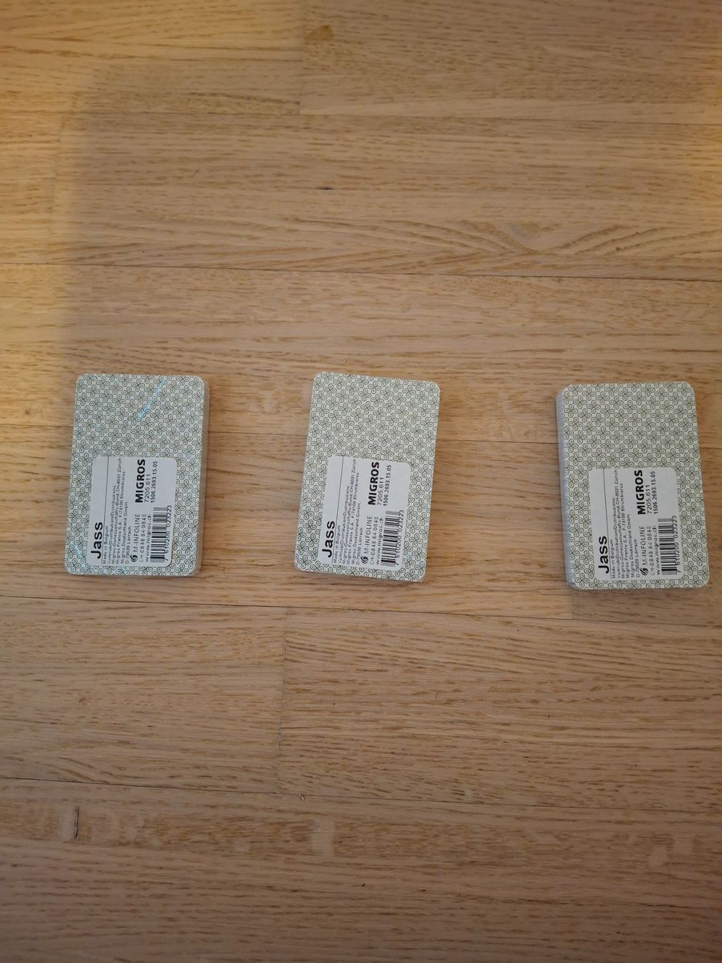 Spiele: 3 Jasskarten-Sets originalverpackt in Cellophan – Neu und originalverpackt aus Dietikon von Hwengi 1