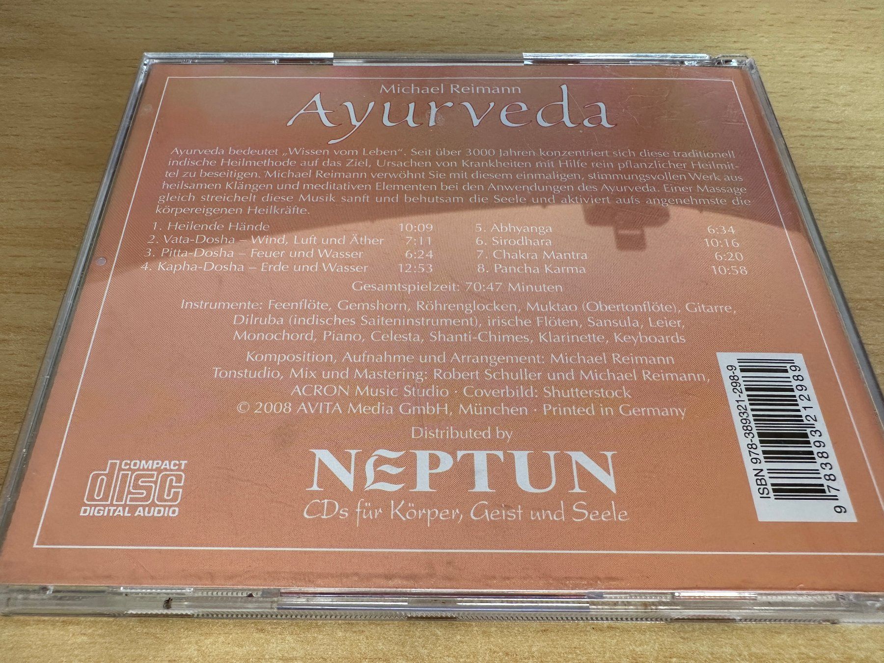 CD: Michael Reimann - Ayurveda – Usato da Rikon im Tösstal venduto da Alpenmutz 1