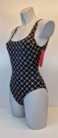 Badehose Damen 38B Lahco Black Creme / Rabatt 50% - 70%!