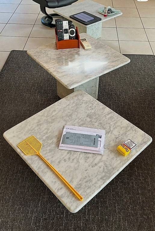 Tavoli: VENDO SET 3 TAVOLINI IN MARMO – Usato da Vairano venduto da lan_j8jn