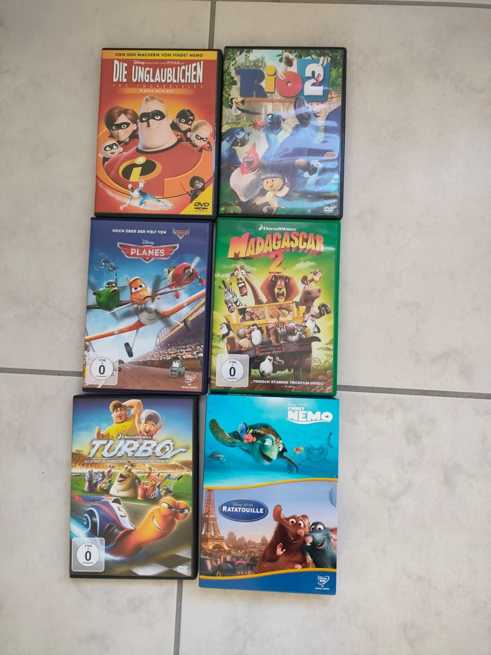 Alle DVDs: 7 Kinderfilme DVD Set – Gebraucht aus Feusisberg von Whitefir