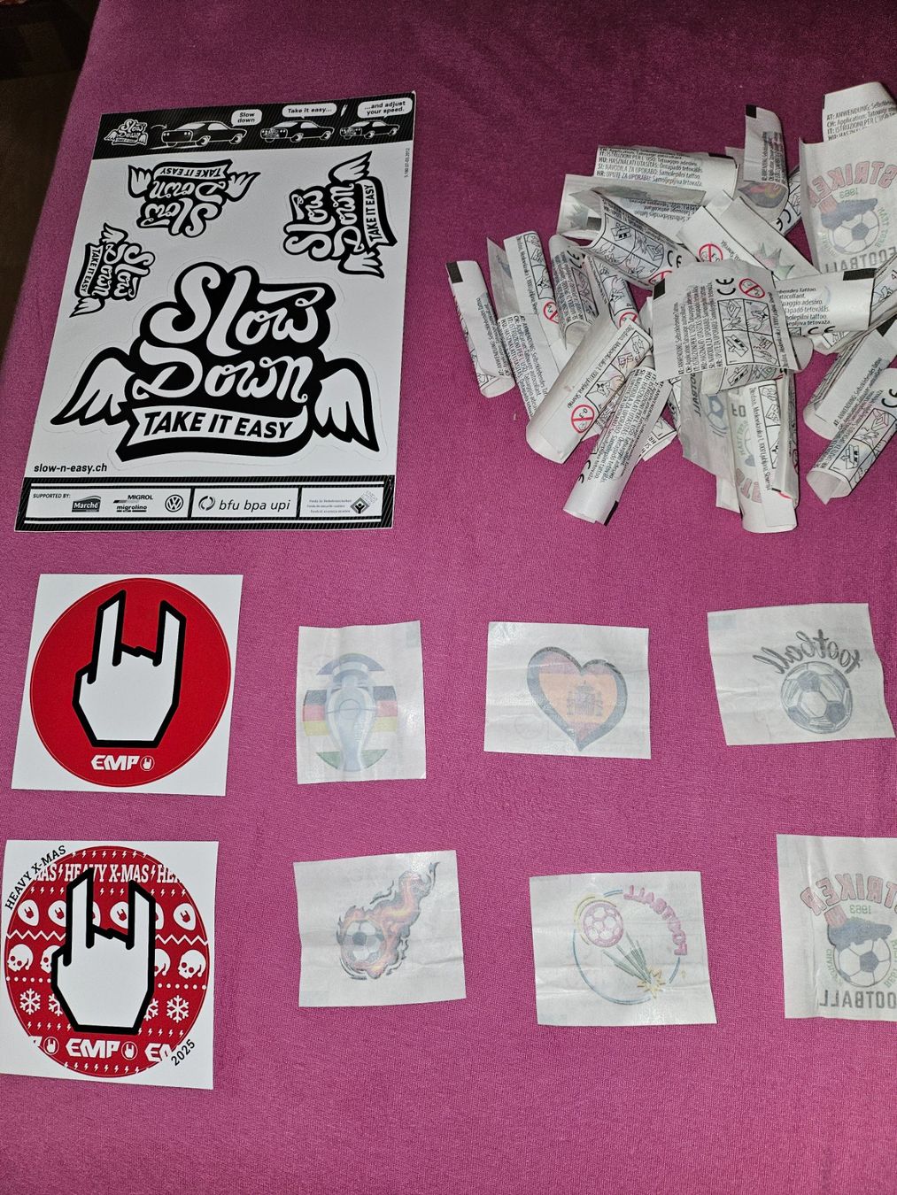 Sticker: Sticker und "Tattoos" Fussball – Nuovo (secondo la descrizione) da Thun venduto da Shame