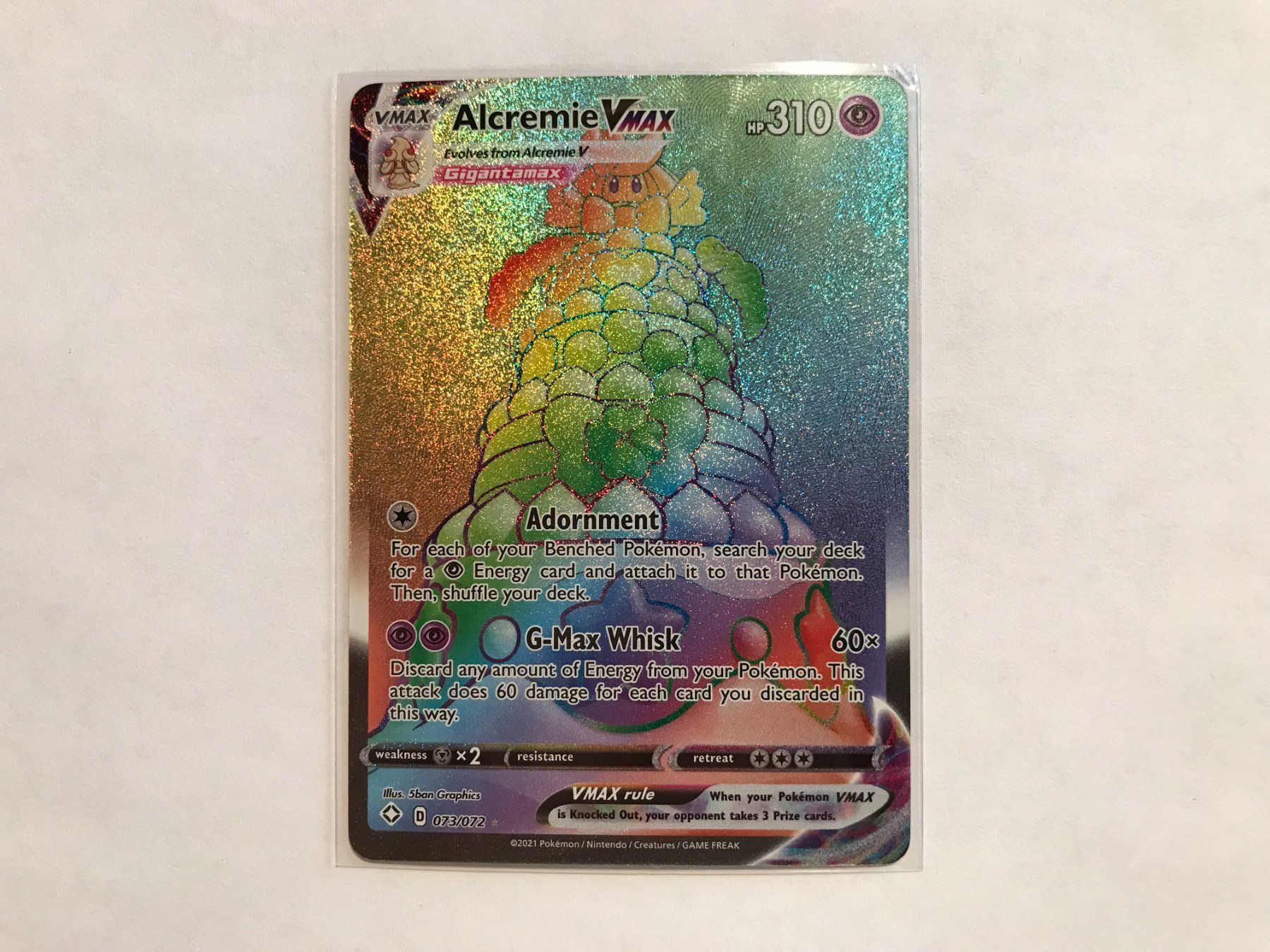 Pokémon Sammelbilder & Trading cards: Alcremie Vmax Rainbow EN – Neu (gemäss Beschreibung) aus Hagendorn von Pokecollectorch