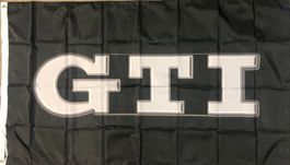 GTI Fahne 150 x 90 cm Tuning Flag Golf VW Passat Tuning