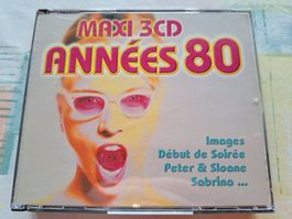 Cd Maxi 3 Cds années 80