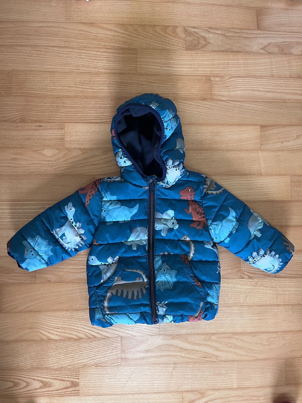 Jacken & Mäntel: Süsse Dino-Jacke in Grösse 80 – Gebraucht aus Riedholz von Charlie_2007