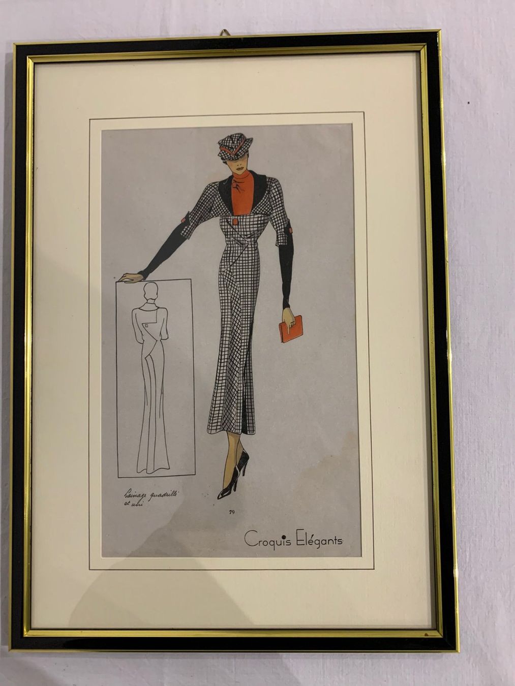 Tableaux: Lotto figurini moda anni '30/'40 Originali – D'occasion à Bedigliora par des_j29b 2