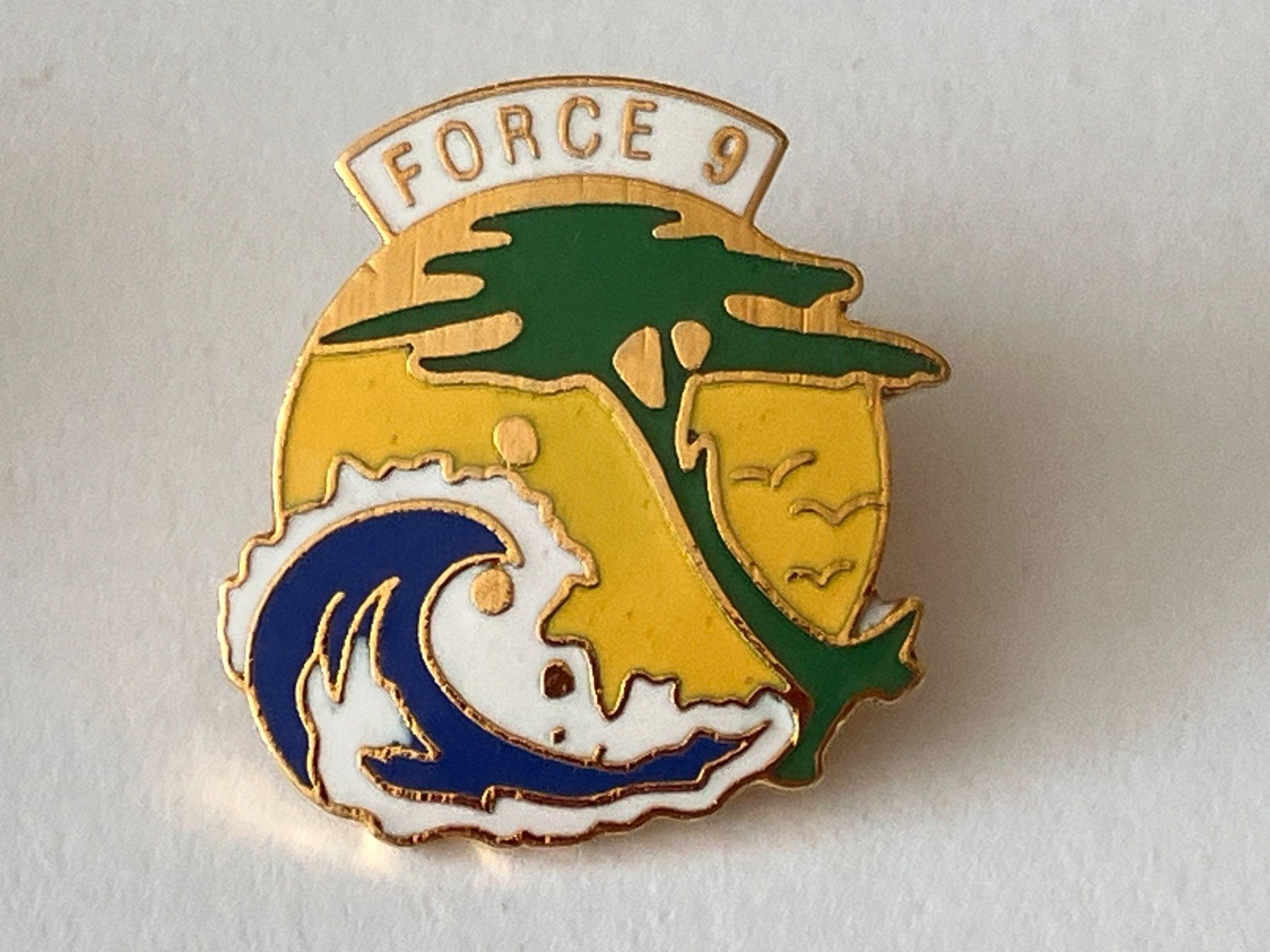 Plaketten & Abzeichen: 1 Pin Force 9 – Gebraucht aus Basel von djwwpp