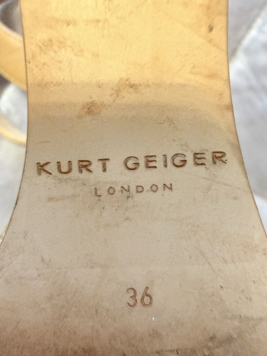 Kurt Geiger Damenschuhe: Kurt Geiger wedge sandals in beige – Gebraucht aus Genève von iri_f78b 4