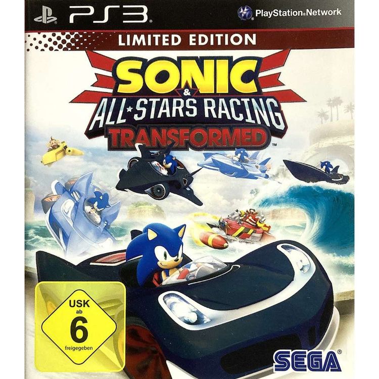 Sonic All Stars Racing Transformed - Limited Edition - PS3 (Gebraucht ...