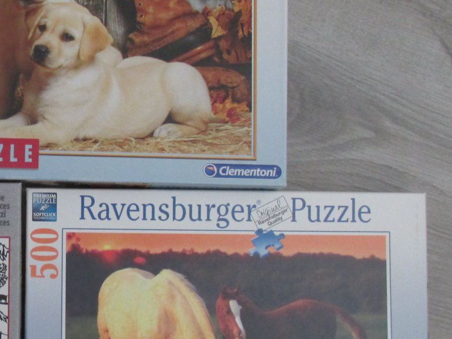 Puzzles: Puzzles: Clementoni.1500, Ravensburg. 500 – D'occasion à Galgenen par Forflowers