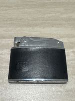 Benzin Feuerzeug Penguin Superlative Automatic schwarz Leder