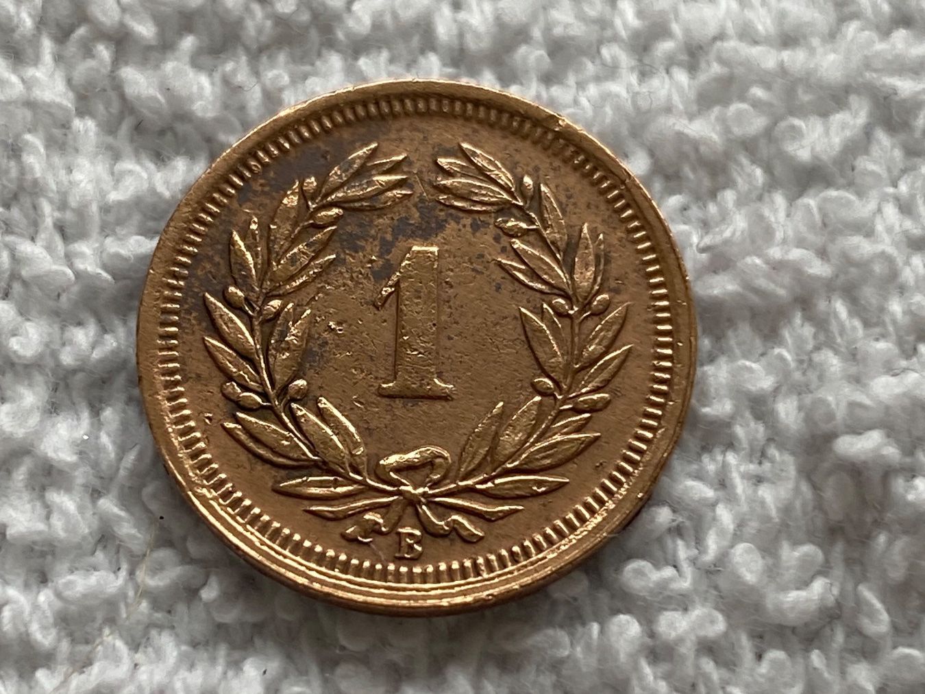 Alle Münzen: 1 centime/rappen 1933 – Gebraucht aus Nyon von Ilmi09 1
