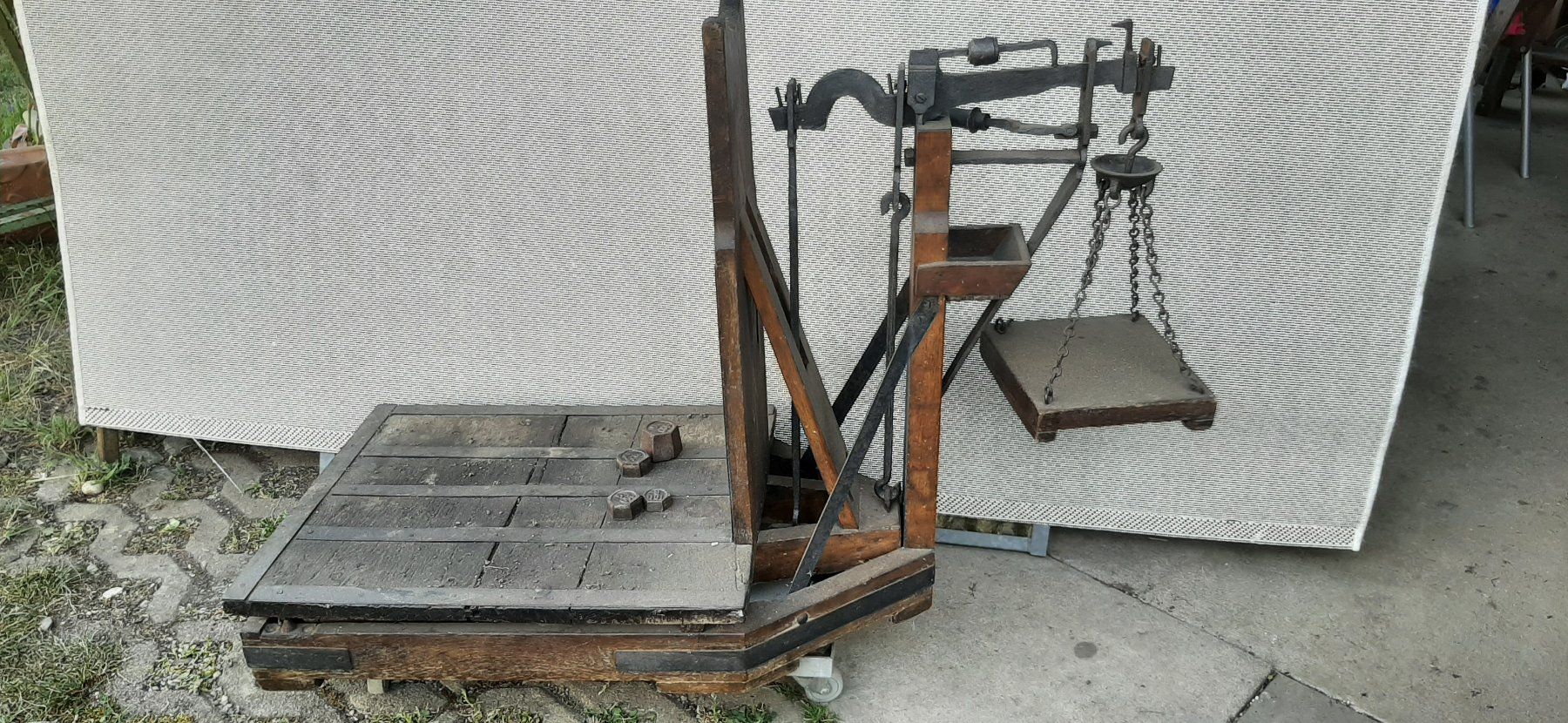 Bilance e pesi: alte Sackwaage – Usato da Neunkirch venduto da Hjfrick