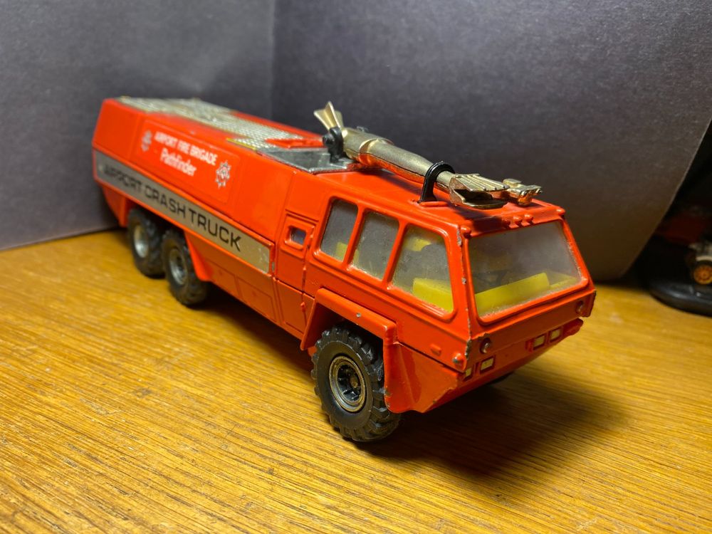Vintage Corgi Major Flughafen Feuerwehr Chubb Pathfinder 6