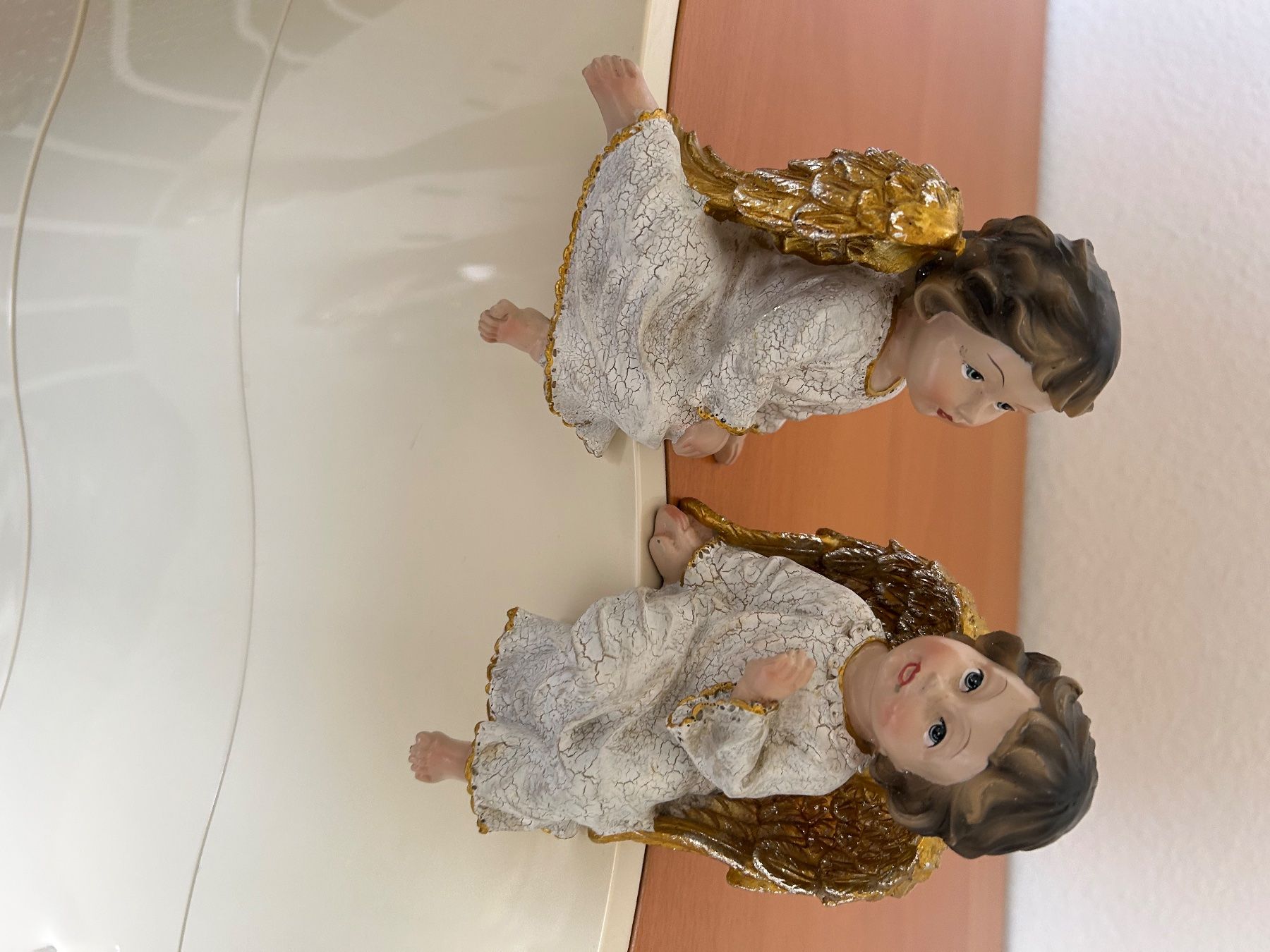 Statuette: 2 ENGEL  KANTENHOCKER – Usato da Olten venduto da Pablo7