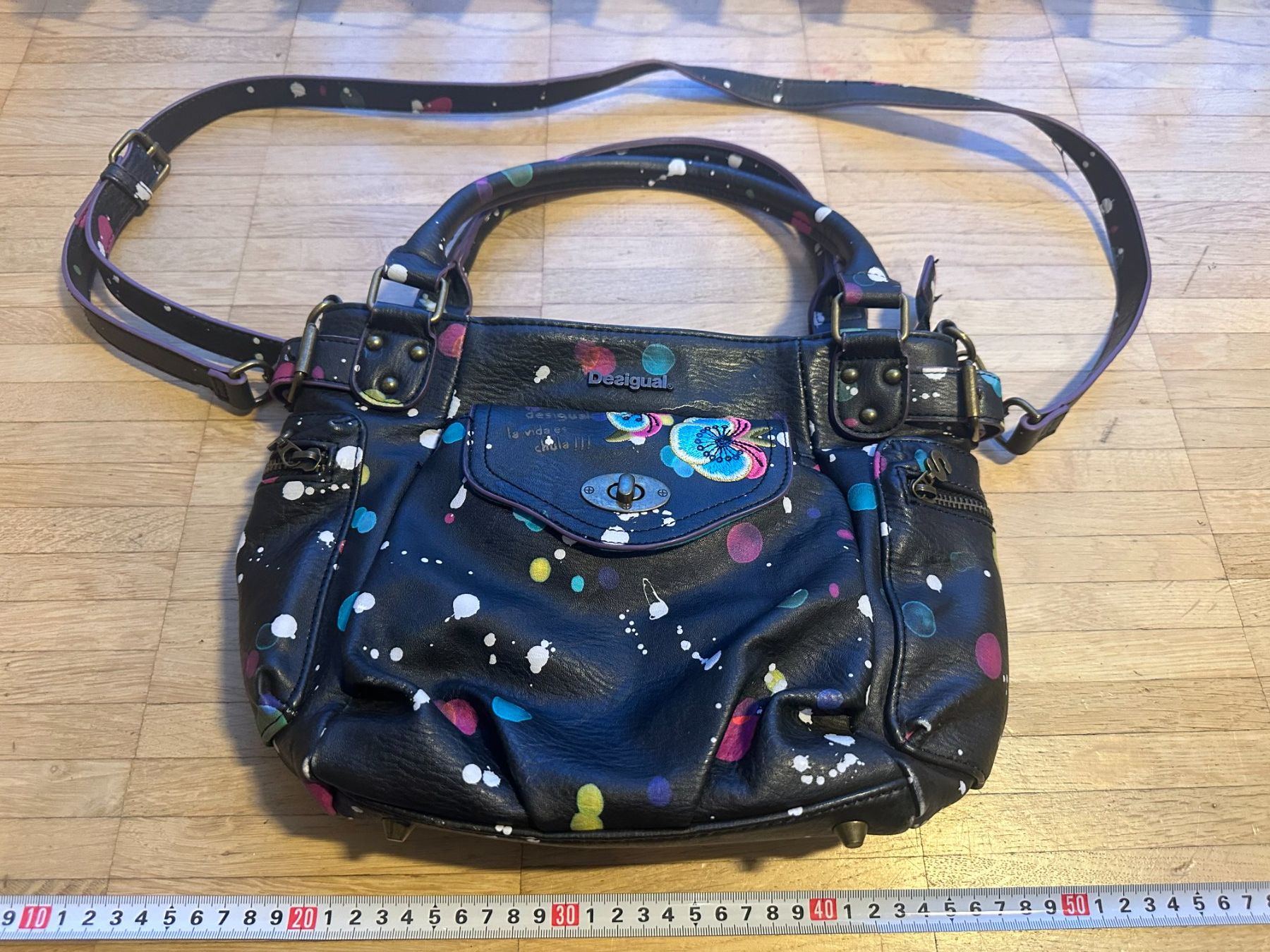 Desigual Borse da donna: Damen Desigual Handtasche schwarz – Usato da Zug venduto da Supervamp