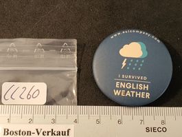 CC260 - Pin /Button - English Weather