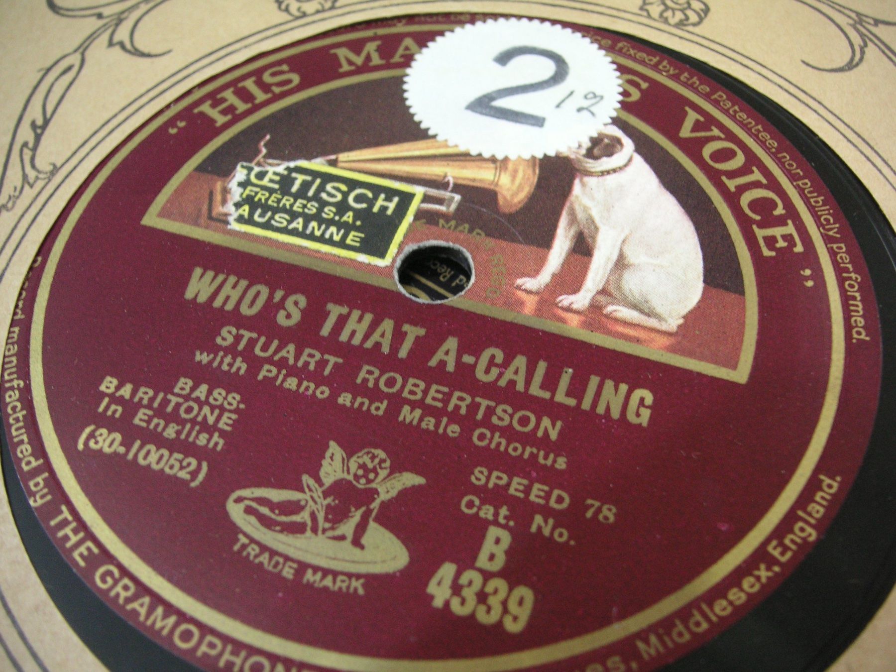 Schallplatten: DISQUES 78 TOURS – Gebraucht aus Lausanne von Leag