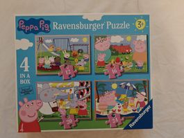 Ravensburger Peppa Pig Puzzle, 4er Set, 3+