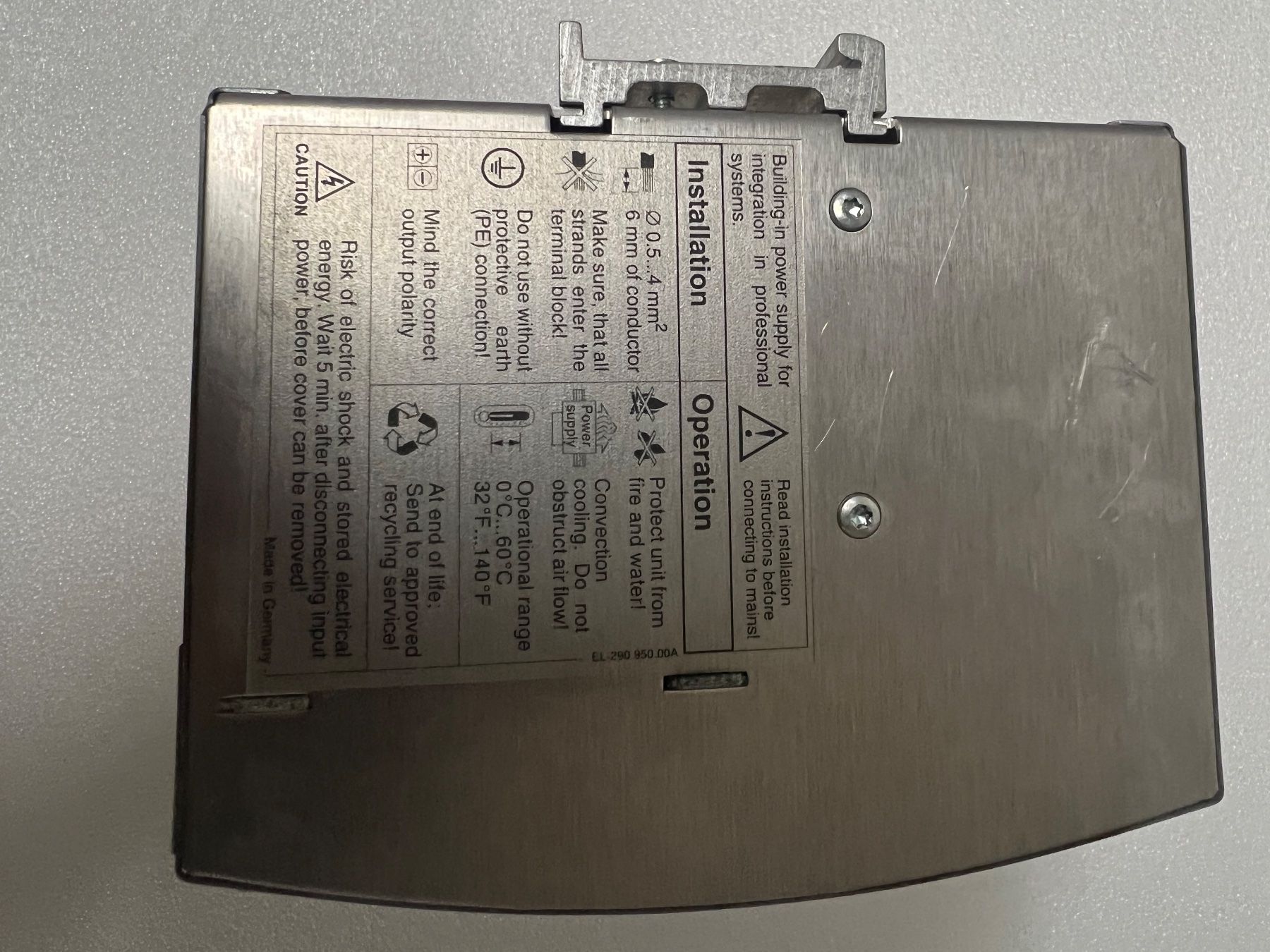 Phoenix Contact Componenti elettronici: 48VDC Netzgerät Puls SL10 – Usato da Romanshorn venduto da DonRicardoo 2