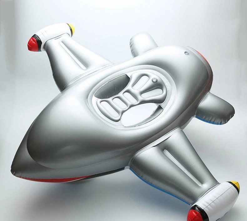 Bouées: Bouée bébé forme avion bleu/gris 0-6ans – Neuf avec emballage d'origine à Morges par All4nature 1