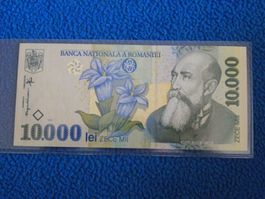 Rumänien: Seltene 10.000 Lei Banknote, 1999, Bankfrisch